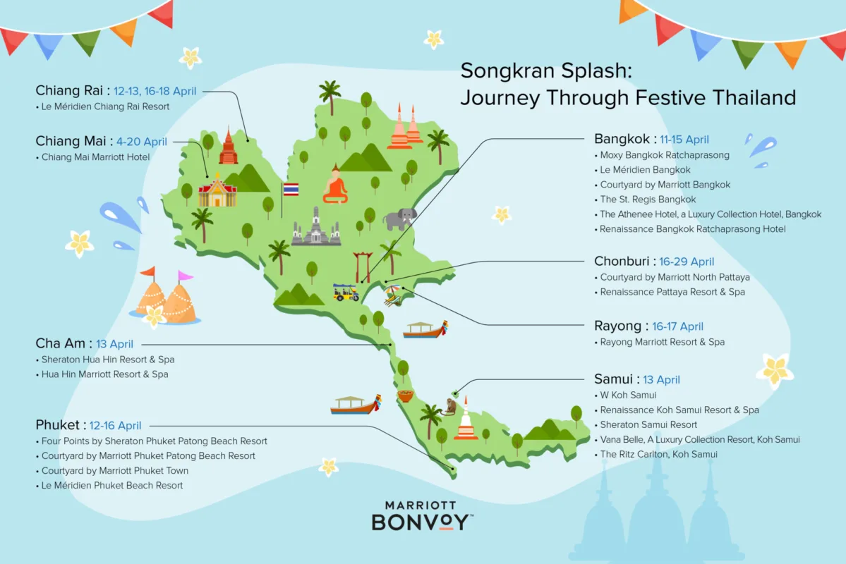 Marriott Bonvoy makes a splash in Thailand with Songkran celebrations